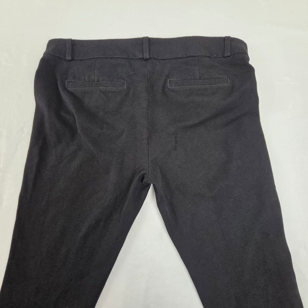 Banana Republic Sloan Pants Womens 8 Black Skinny Fit Ankle Length Stretch Dress - Picture 9 of 10